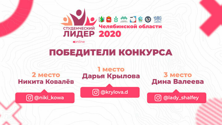 На Южном Урале подведены итоги конкурса «Студенческий лидер-2020»