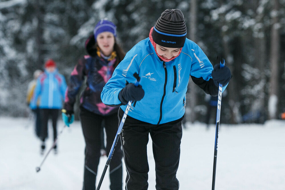 Выходные с пользой:  лыжный забег в поддержку акции «Добрая суббота»