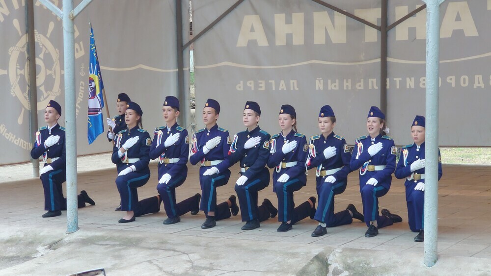 В «Бригантине» проходят военно-патриотические соревнования «Зарница – во славу Отечества»
