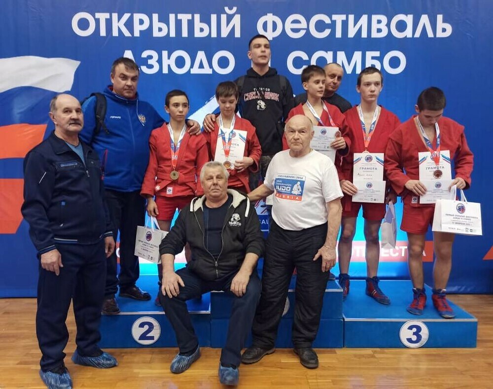 Борцы ОДЮСШ завоевали пять медалей на Первом фестивале самбо и дзюдо в Челябинске