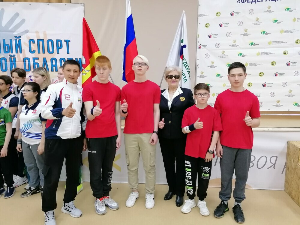 В Челябинской области проходят Всероссийские соревнования по спорту слепых (дисциплина - настольный теннис)