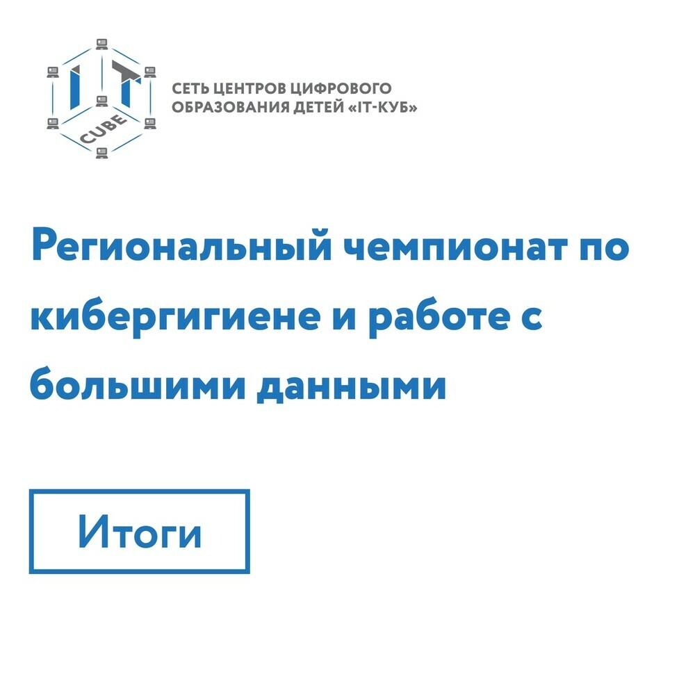 В Челябинской области завершился региональный чемпионат по кибергигиене и работе с большими данными