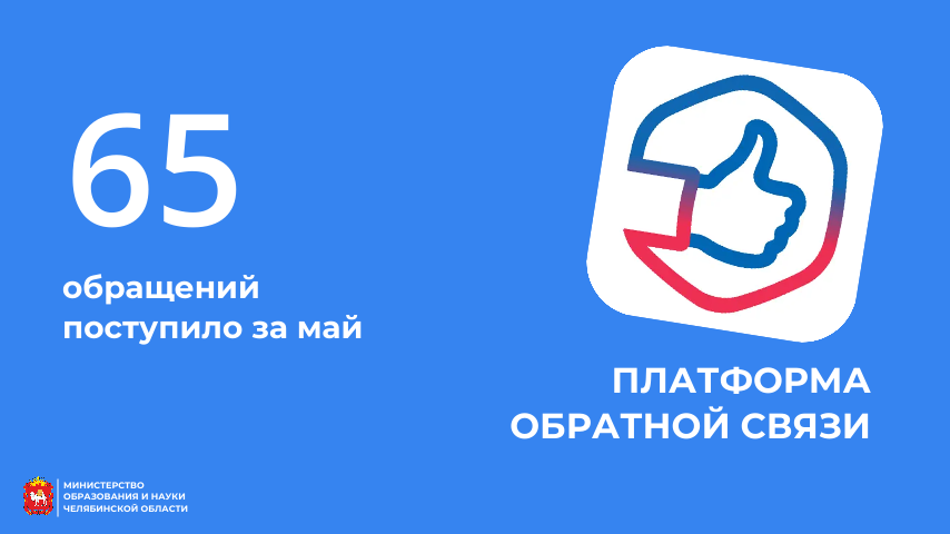 Платформа обратной связи помогает южноуральцам направить обращения в министерство образования и науки Челябинской области