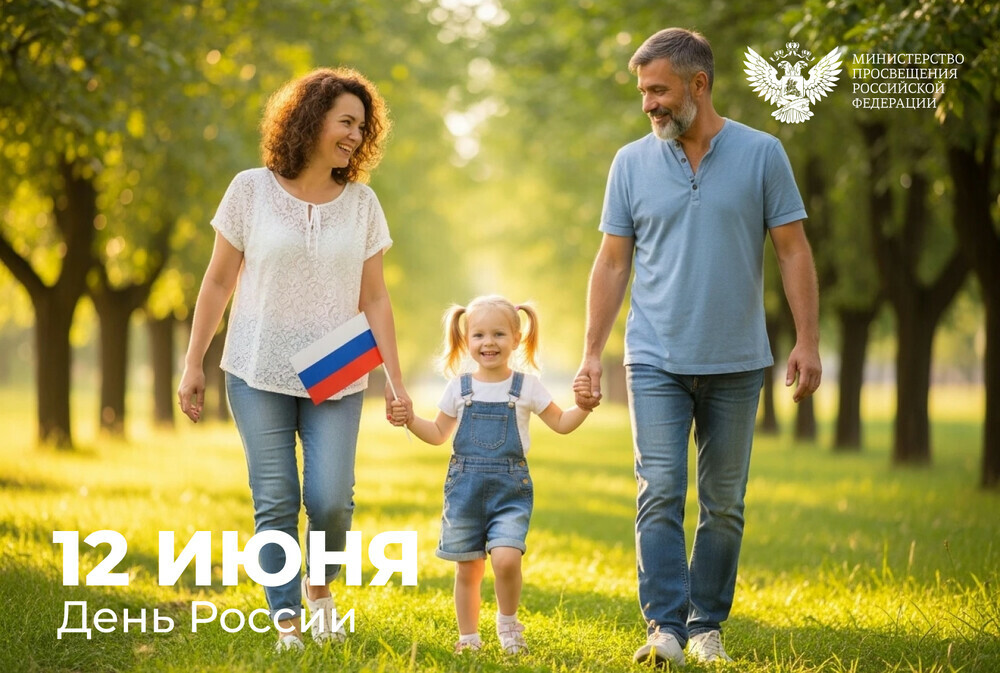 Поздравление министра просвещения РФ Сергея Кравцова с Днём России